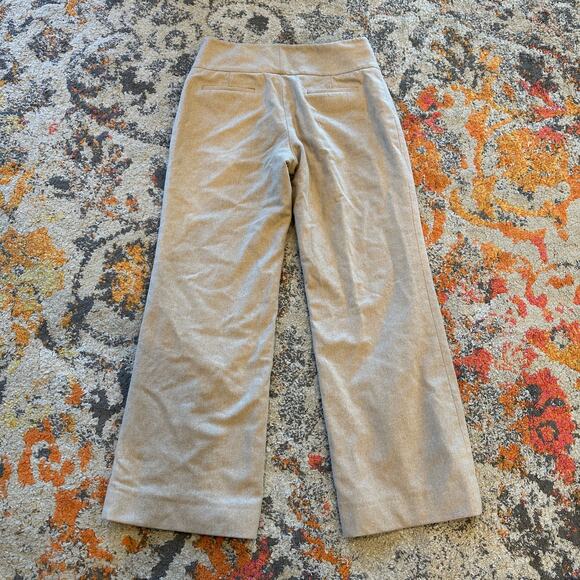 BANANA REPUBLIC Harrison Wool Blend Wide Leg Pants Size 4 Business Casual Luxe - Picture 3 of 11